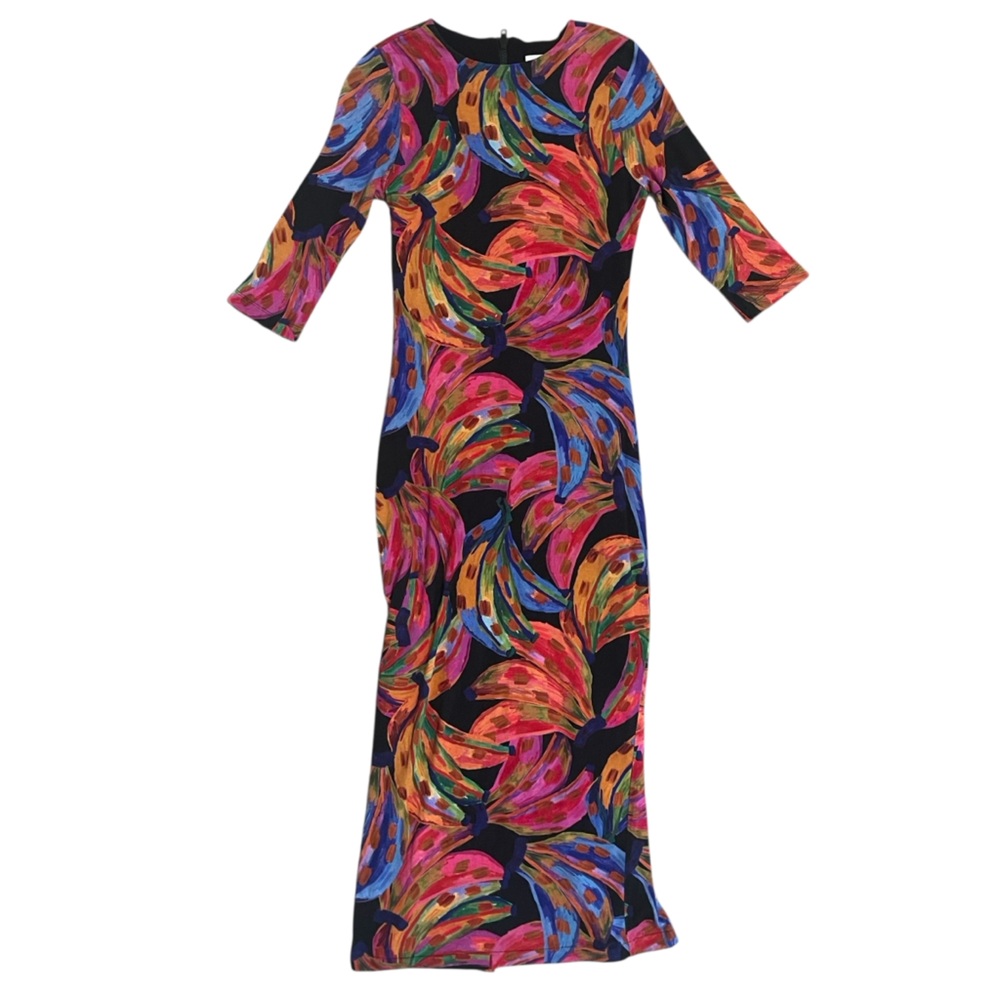 FARM Rio Colorful Banana Print Maxi Dress - Picture 1 of 15